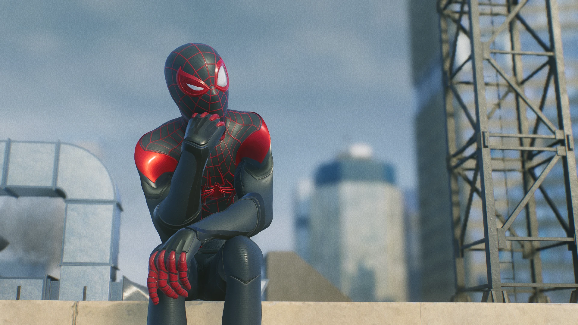 Miles Classic Suit Over Evolved Suit