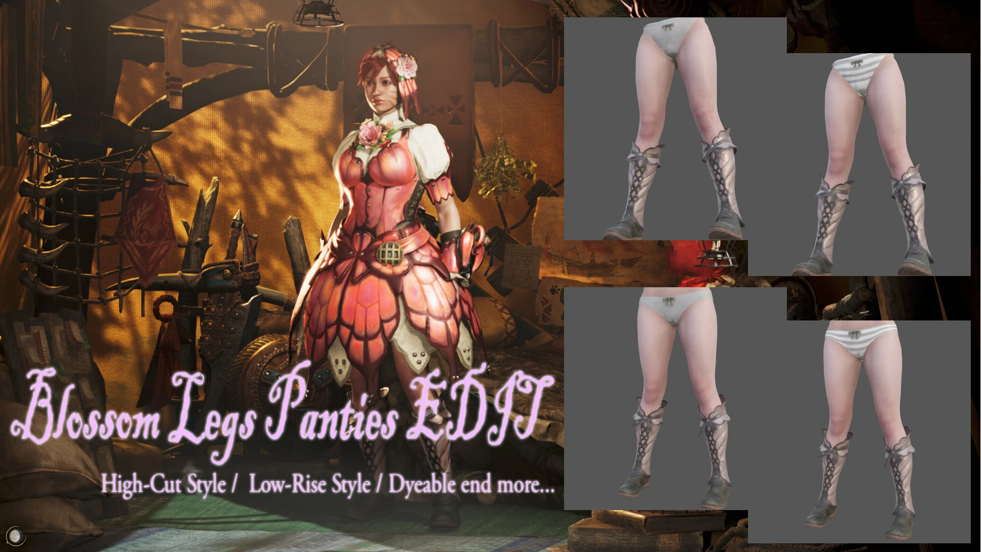 Blossom Legs Panties EDIT