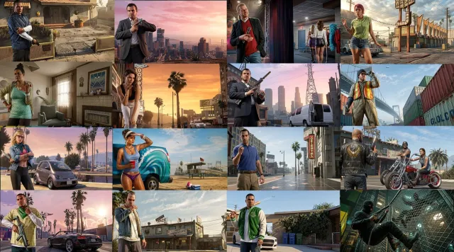 New GTA V Loading Screens Replacement (4K Style) Frontend Platform PC