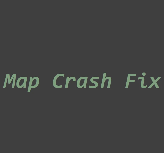 Map Close Crash Bugfix - Direct ApseMap.gfx Edit