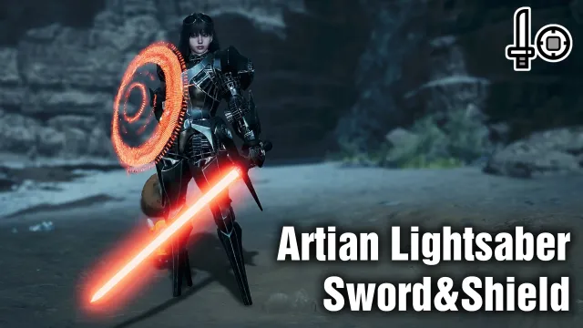 Artian Lightsaber - Sword and Shield