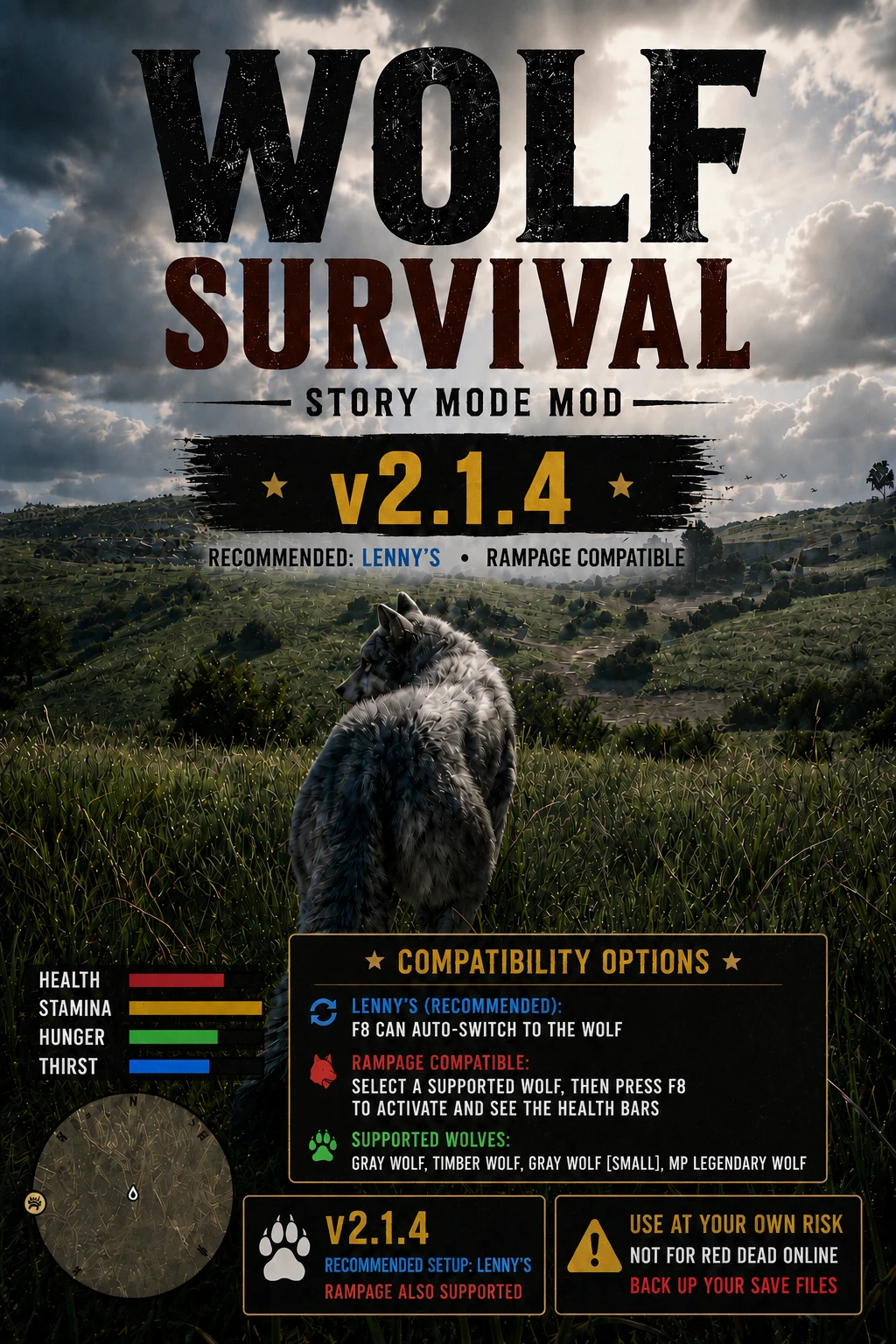 A Wolf's Life - Wolf Survival Mode