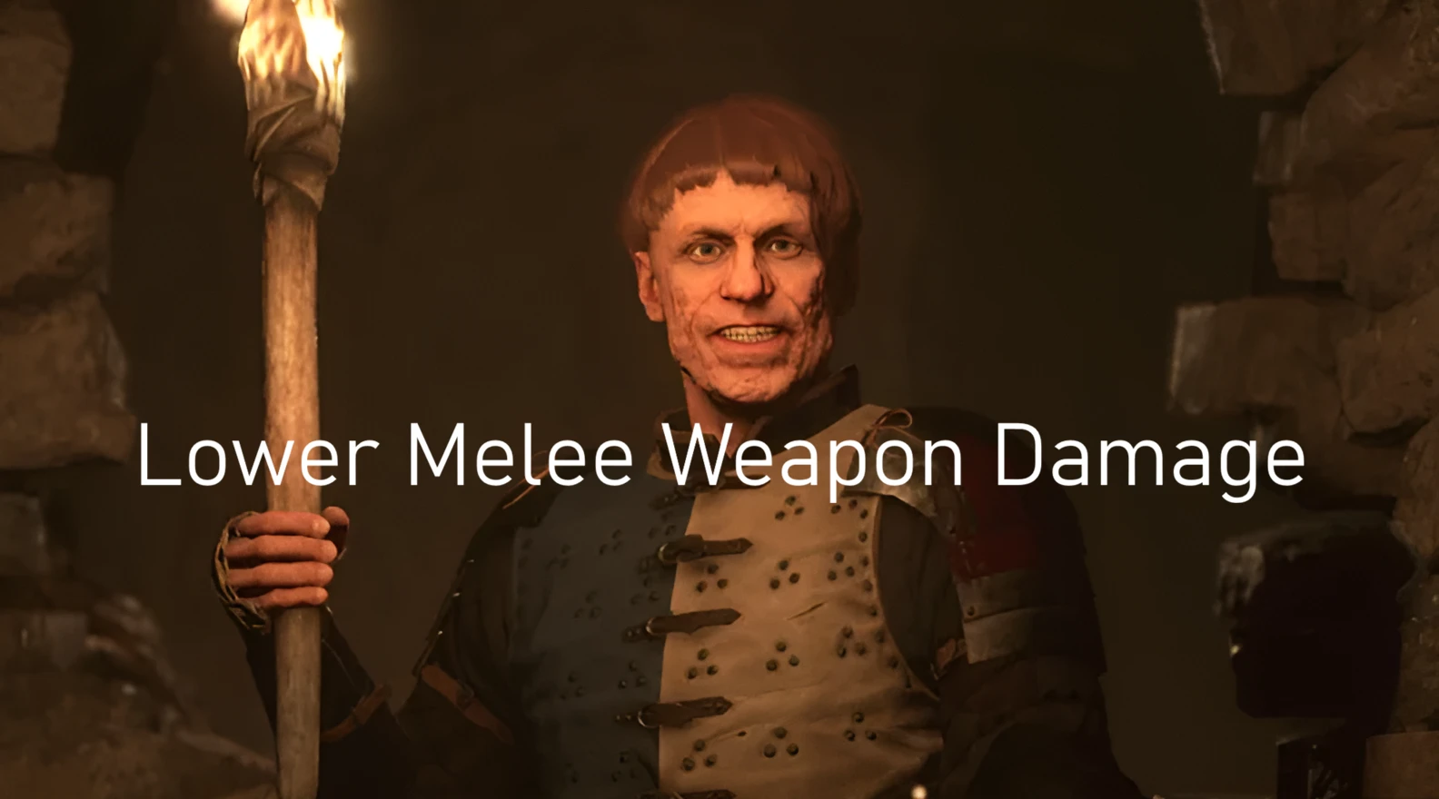 Lower Melee Weapon Damage