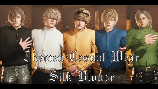 Ikemen Casual Wear - Silk Blouse