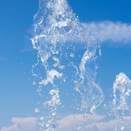 可在空中放置的水