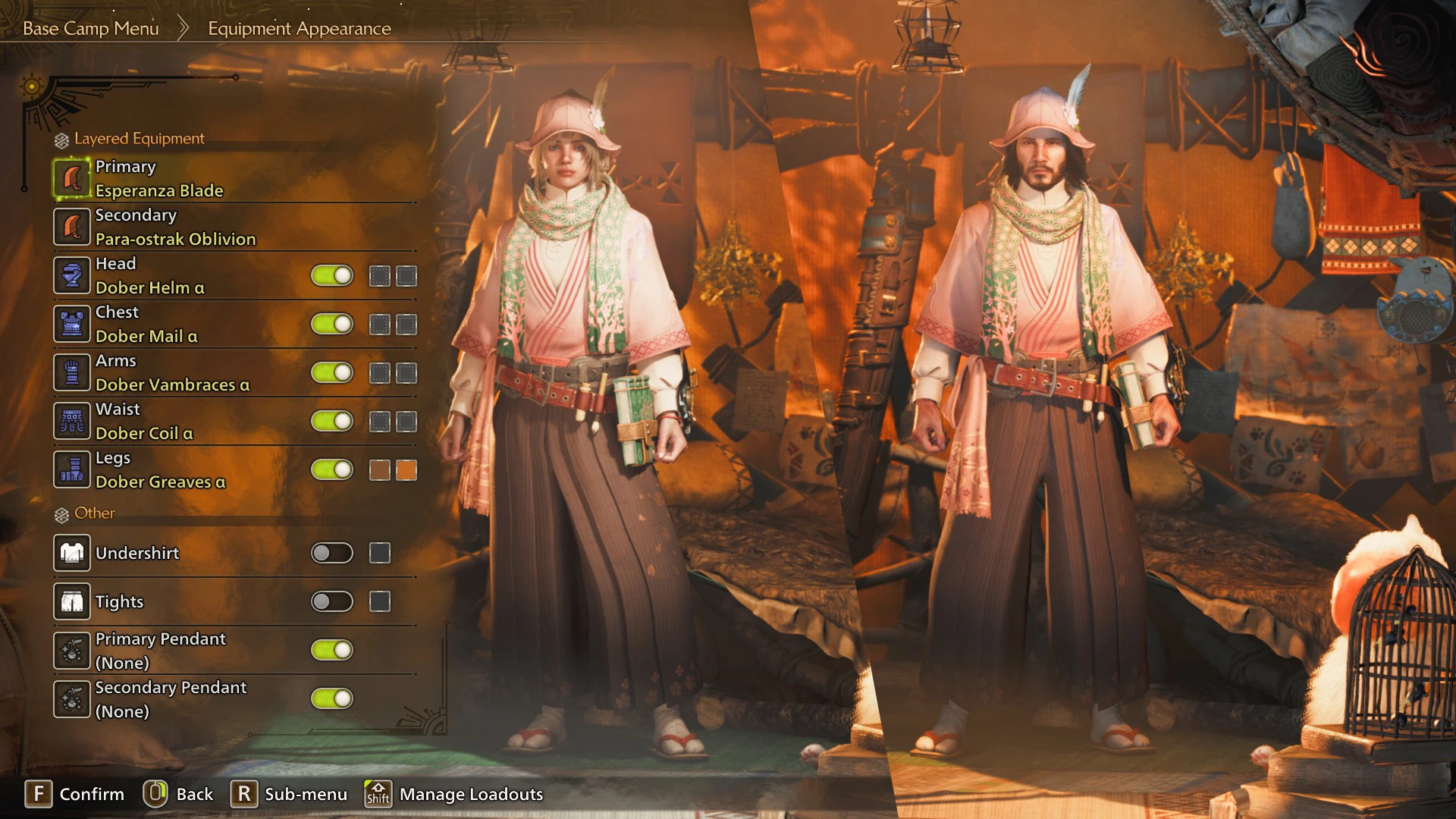 Blossomdance Male Clerk Outfit for Player (Female and Male)