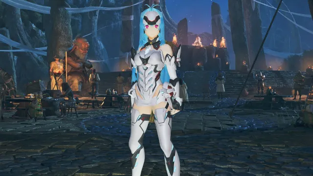 KOS-MOS from Xenoblade Chronicles 2 with weapon (LBG)