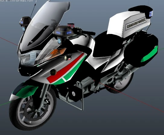 摩洛哥警用摩托车