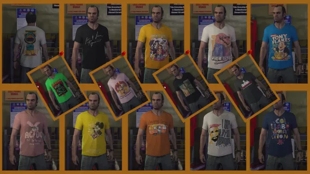 Trevor Custom T-Shirts Pack GTA V Legacy