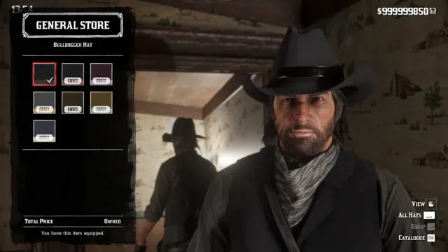 Black Clean Bulldogger Hat - UPDATED