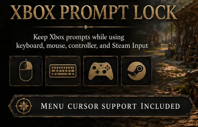 Always Xbox Prompts - Mixed Input Fix For Steam Controller