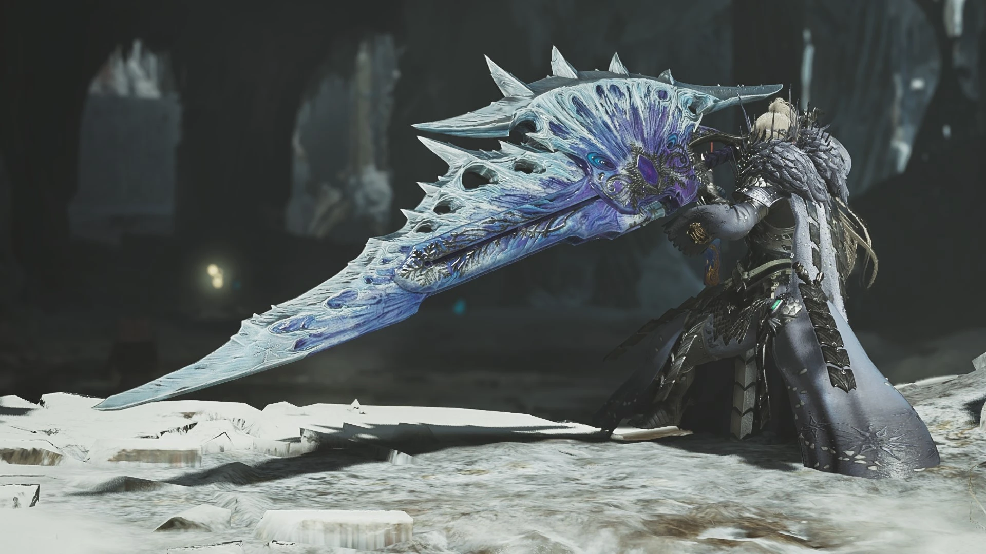 Velkhana Switch Axe with Ice FX