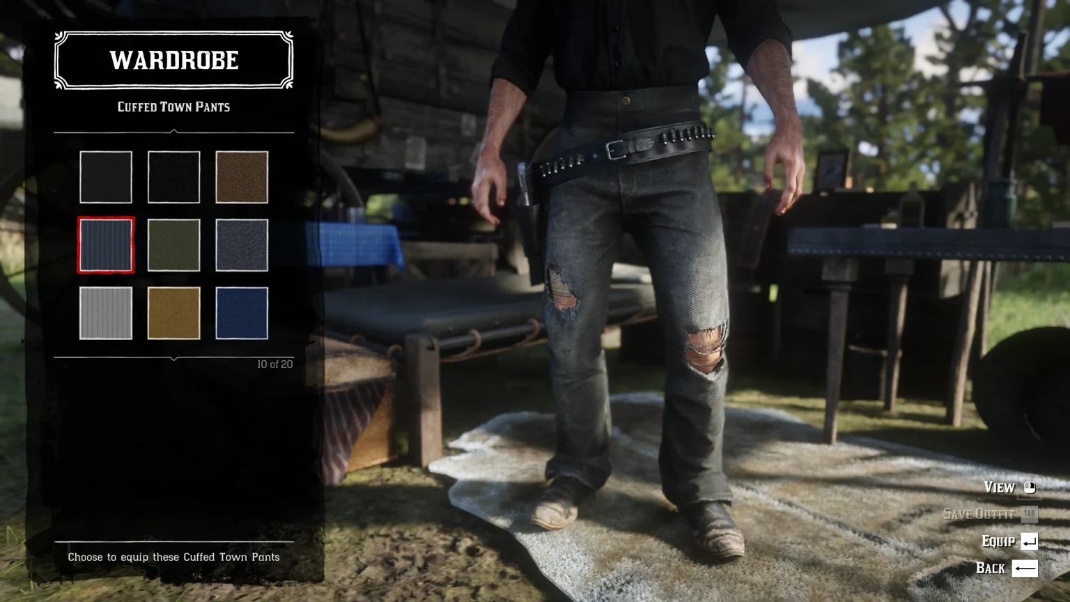 Clovelly Pants (Ripped Jeans)