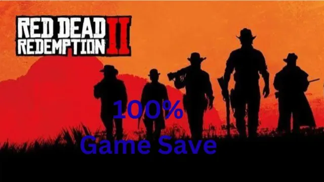 Red Dead Redemption 2 Save 100 Complete PC steam version