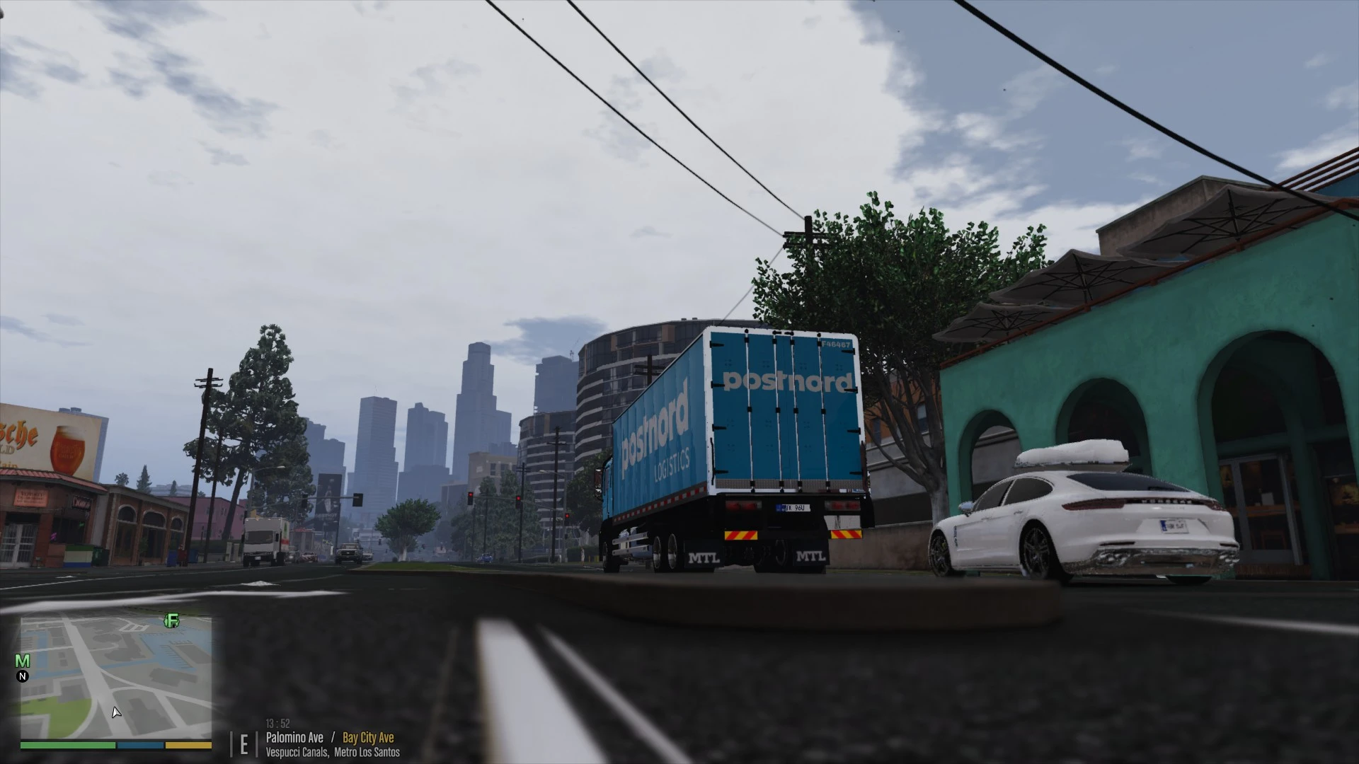 Swedish Postnord Truck Paint Job