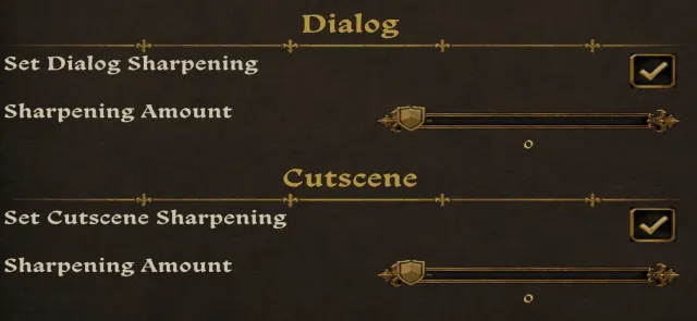 Dynamic Dialog Sharpening