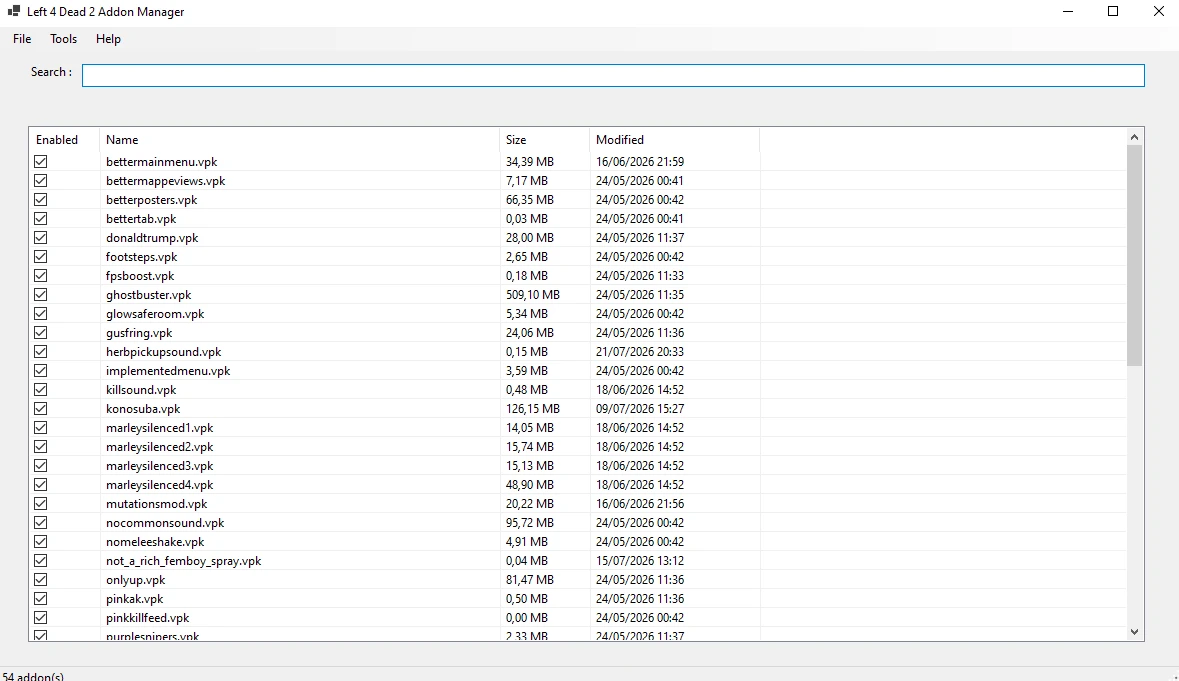 Addon Manager