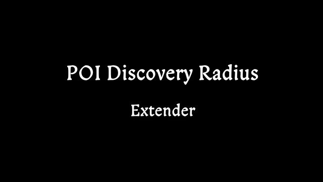 POI Discovery Radius Expander