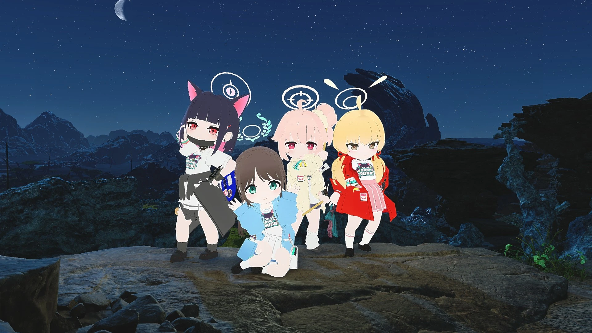 Blue Archive - After School Sweets Club Chibis