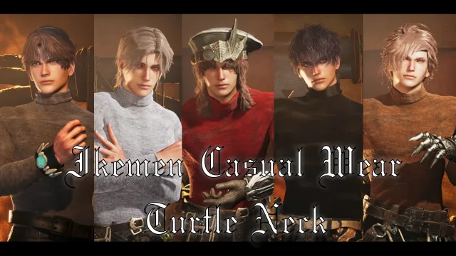 Ikemen Casual Wear - Turtle Neck