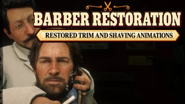 Barber Hair Trim and Shaving Animations Restored - BETA