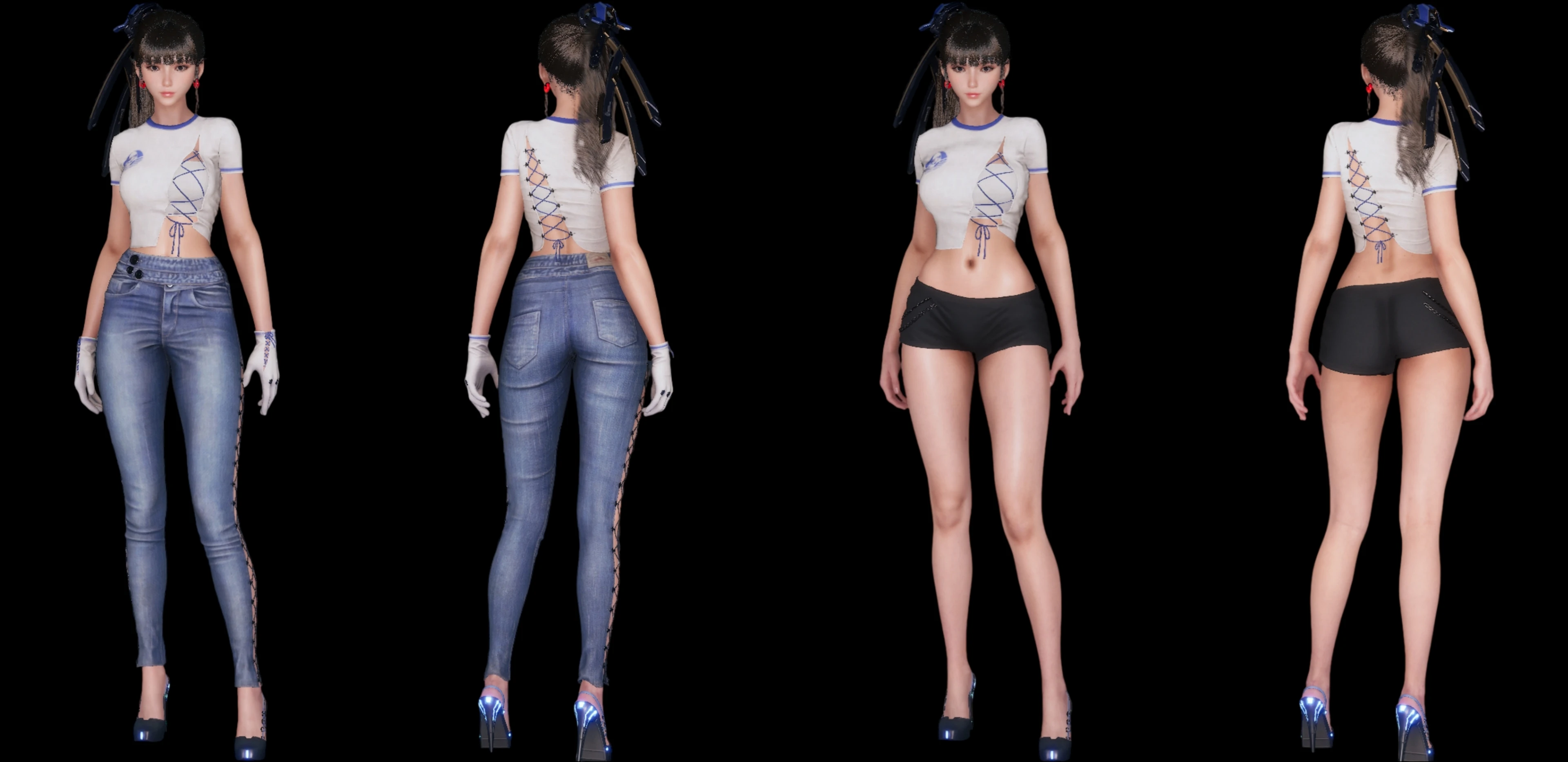 A34 Four Seconds Destroyed Denim