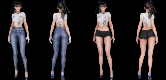 A34 Four Seconds Destroyed Denim