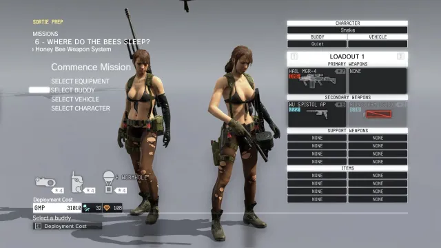 Play as Quiet - 2 Outfits - V Framework Edition