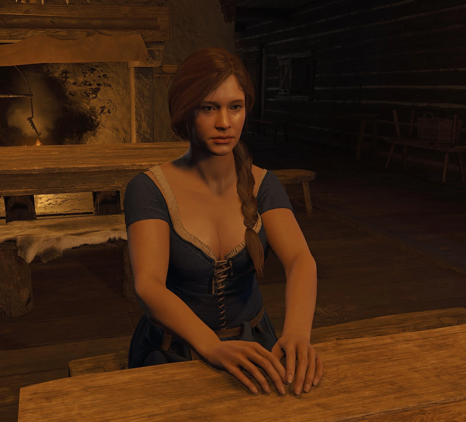 Katherine Nude Warped Chest Fix