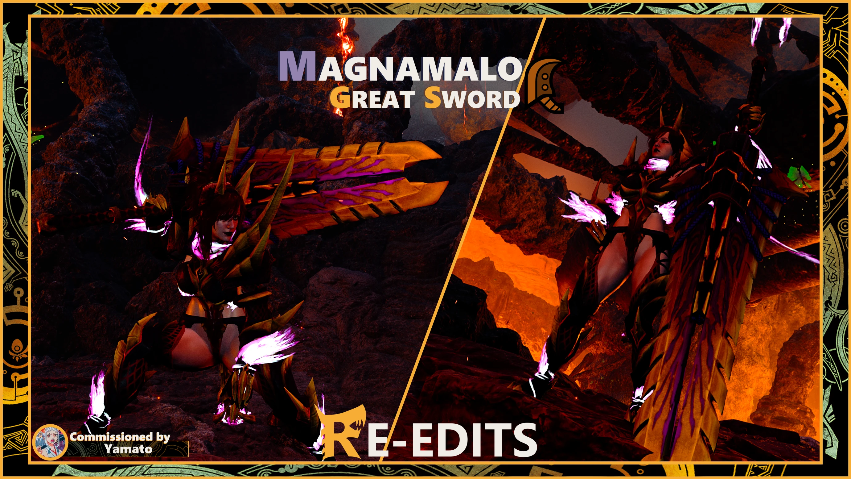 Magnamalo Great Sword - RE-Edits -