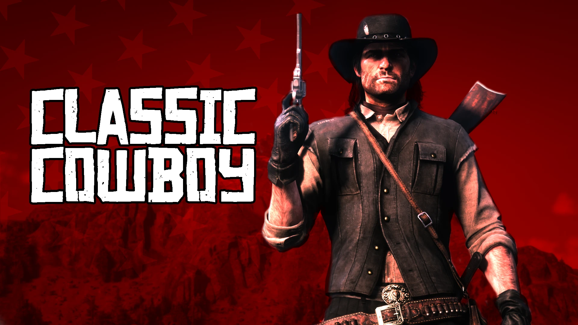 经典牛仔 - RDR1精准牛仔服装，适用于约翰·马斯顿