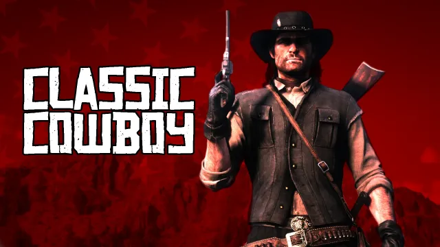 经典牛仔 - RDR1精准牛仔服装,适用于约翰·马斯顿