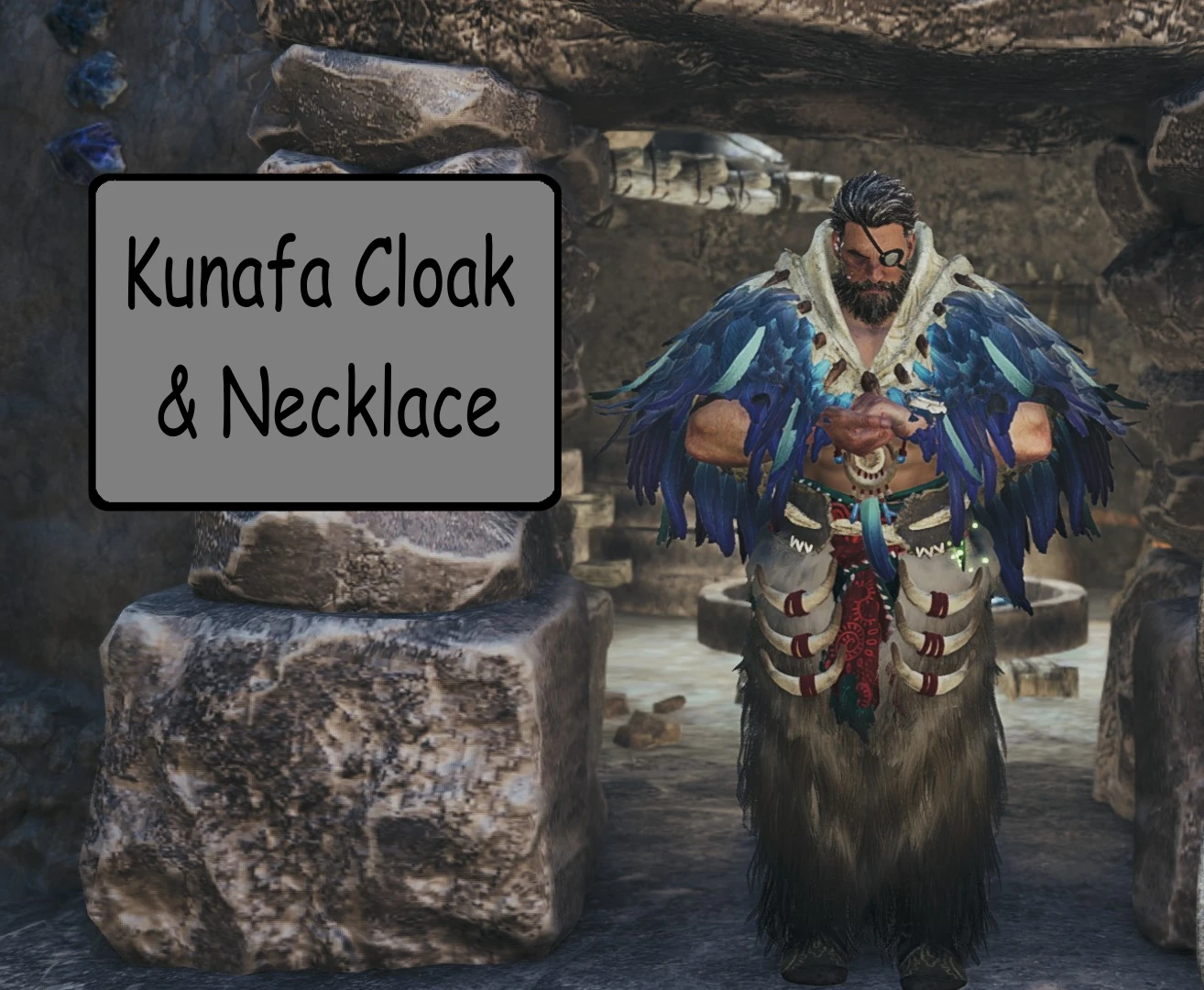 Kunafa Cloak and Necklace