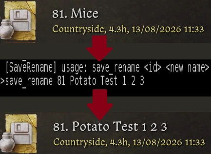 Rename Your Savegame