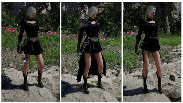 Sermena Cloth Armor variants