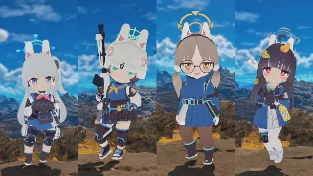 Blue Archive - RABBIT Platoon Chibis