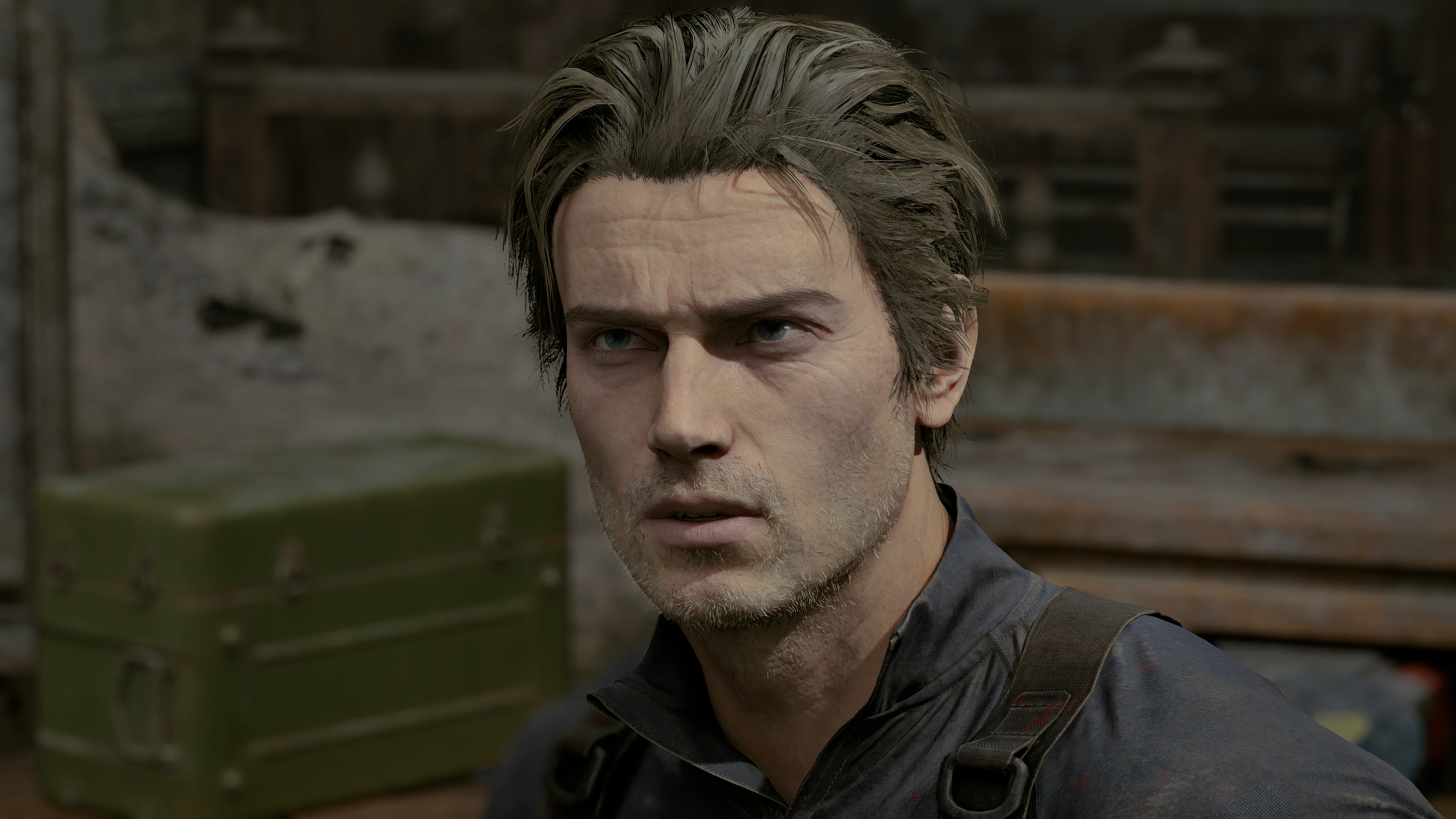 RE4R里昂英雄发型