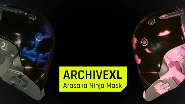 Arasaka忍者面具 - ArchiveXL - 可自定义