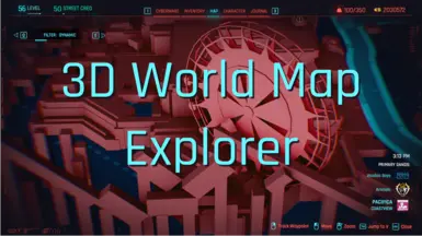 3D 世界地图探索器