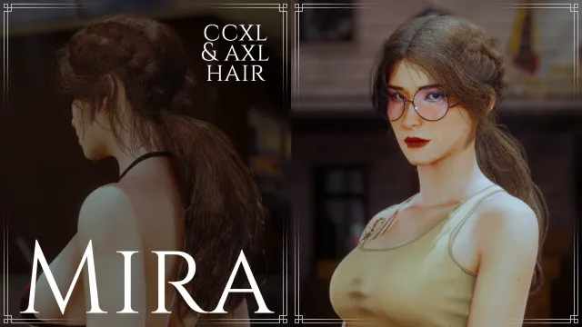 Nola Dreamer的头发 Mira - 物理效果 - CCXL - AXL