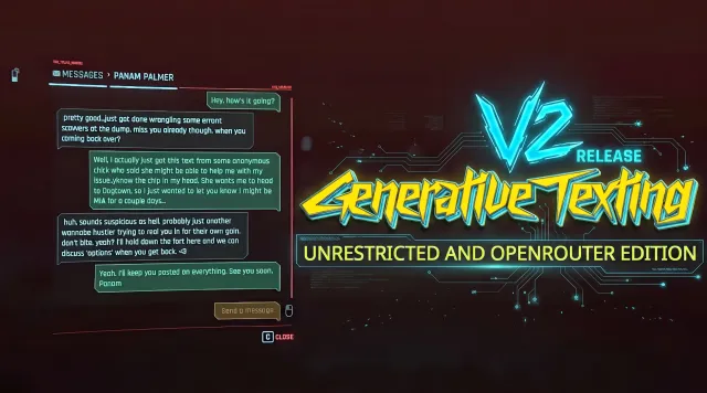 Generative Texting OpenRouter N Unrestrcited FORK