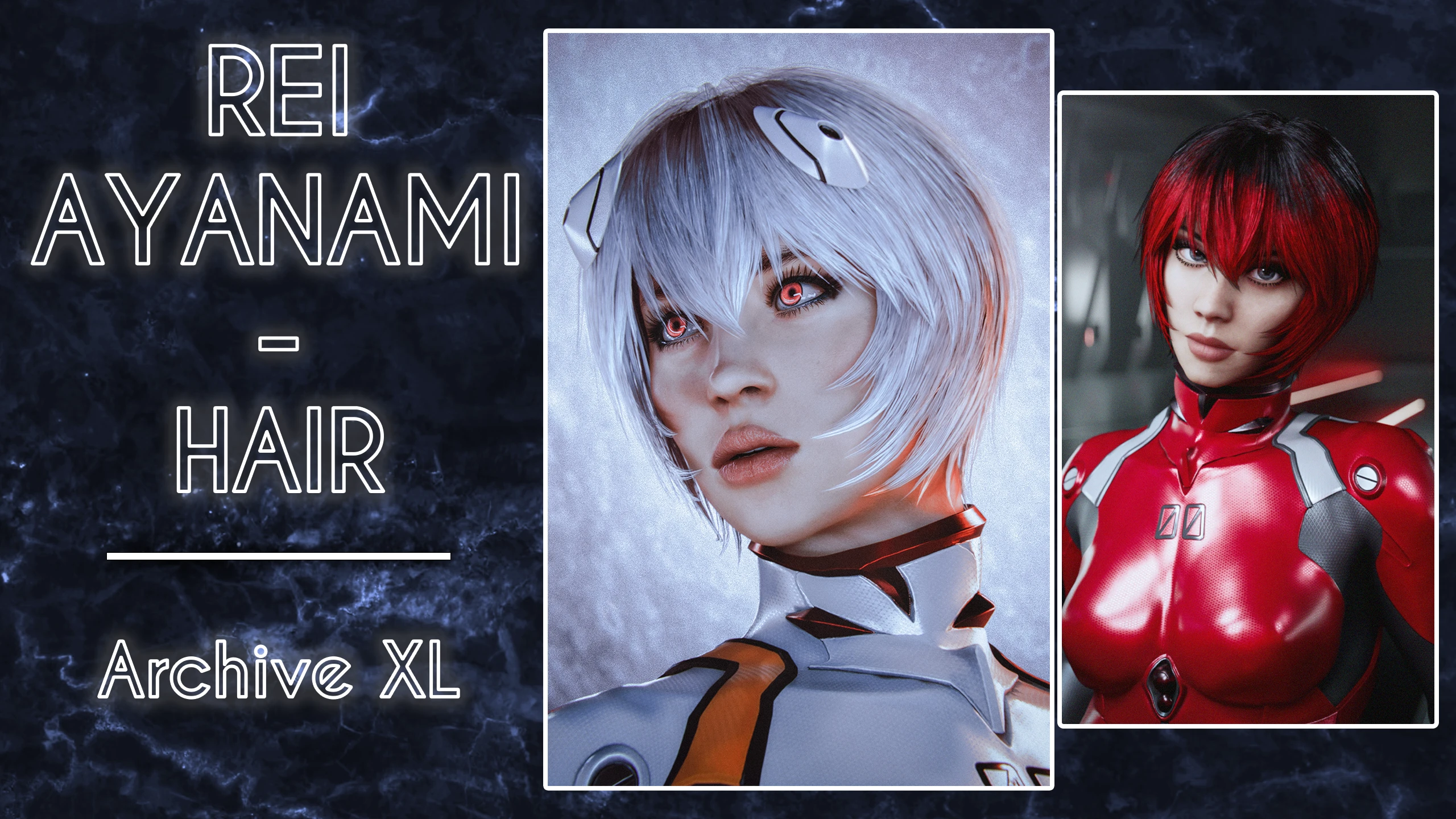 Rei Ayanami 头发 - 档案 XL
