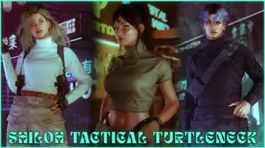 LOV3CVLT的高领战术 turtleneck - MV和FV - AXL服装