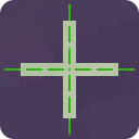 Centered Crosshair