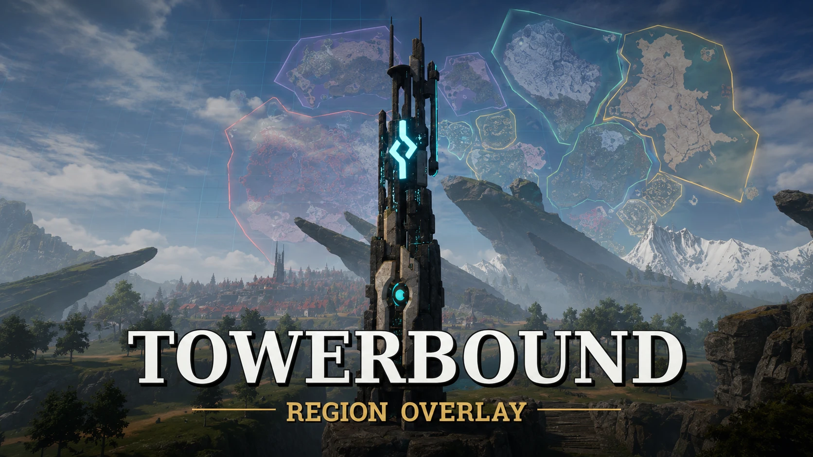 Towerbound地区总览 - 游戏内进度地图