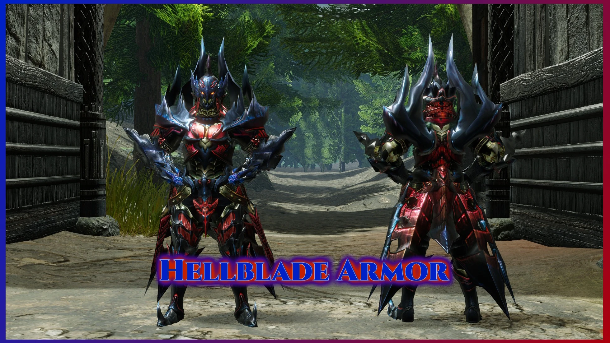 Hellblade Armor (Blademaster) (MH4U) (Male Version)