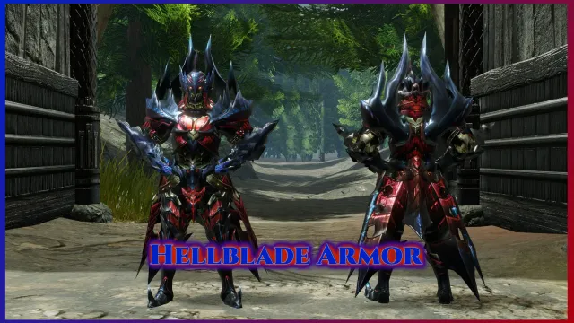Hellblade Armor (Blademaster) (MH4U) (Male Version)