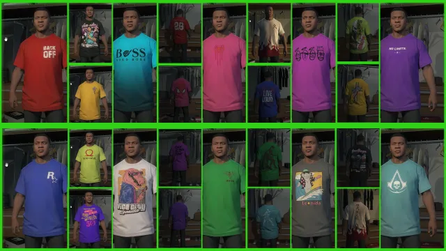 Franklin街头服饰T恤系列 GTA V Legacy