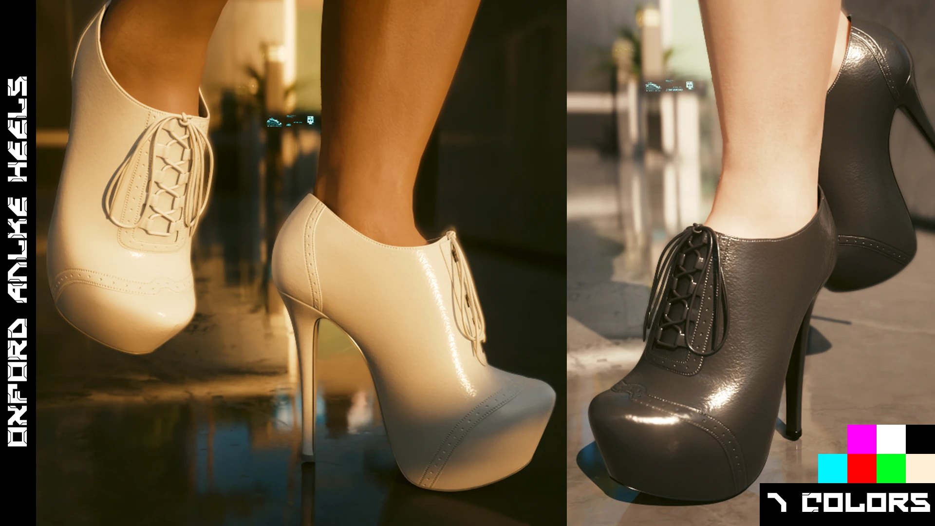 Oxford Ankle Heels - Both V - ArchiveXL