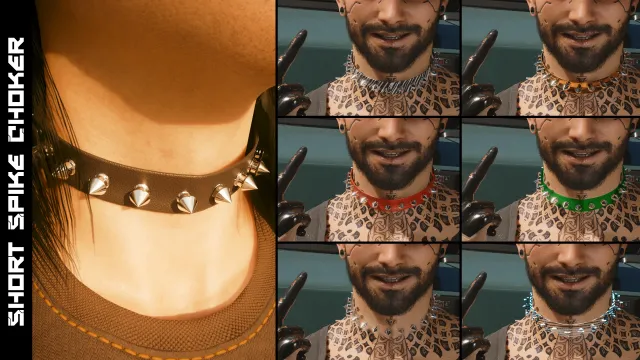 Short Spike Choker - MascV - ArchiveXL